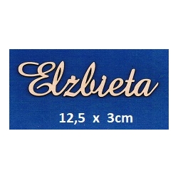 Sklejka #3mm Elżbieta 12,5x3cm / 5055